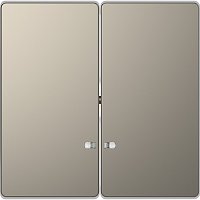 Лицевая панель Schneider Electric Merten D-Life для 2-кл. выключателя с подсветкой никель 